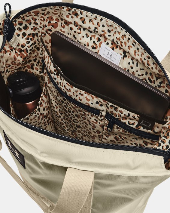 Women's UA Essentials Tote Backpack, Brown, pdpMainDesktop image number 7